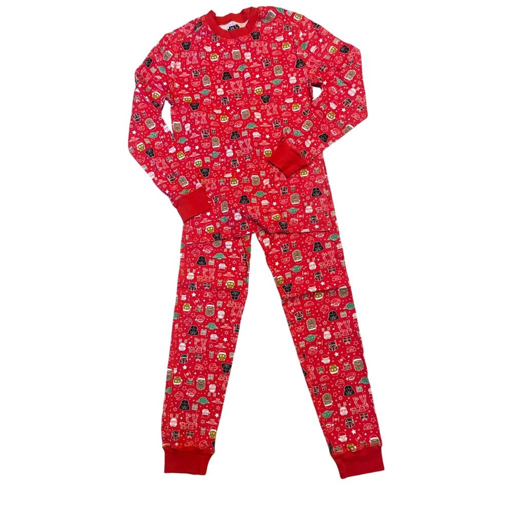 Disney Star Wars Marvel matching snug fit cotton pajamas holiday XS